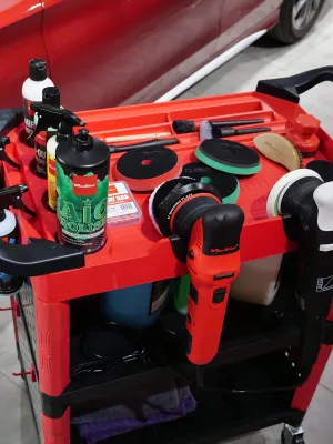 MAXSHINE Wózek Detailingowy Heavy Duty BlaRed