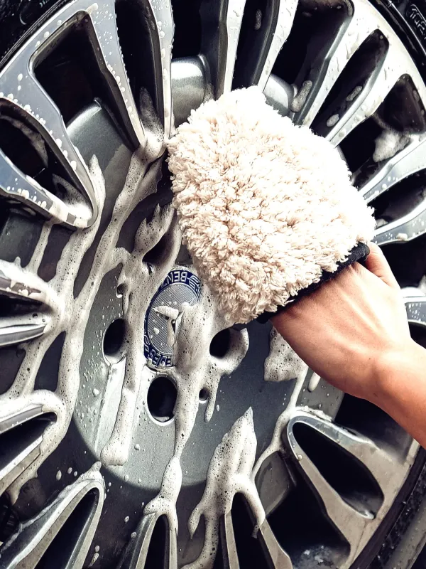 Produkt MAXSHINE Rękawica Do Mycia Finger Wheel 650G Brown Zdjęcie